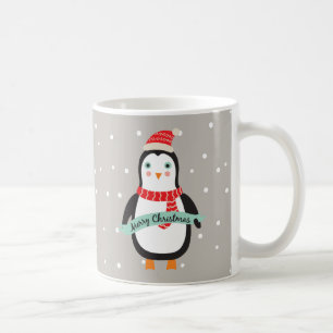 Mug Pingouin mignon de Noël de Pesonalized petit