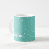 Mug Pingouin mignon de Noël de Pesonalized petit (Devant gauche)