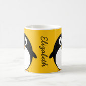 Mug Pingouin mignon et moderne de bande dessinée (Centre)