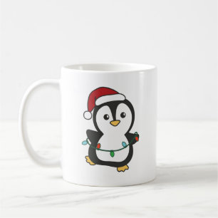 Mug Pingouin Noël Animaux d'hiver Pingouines de vacanc