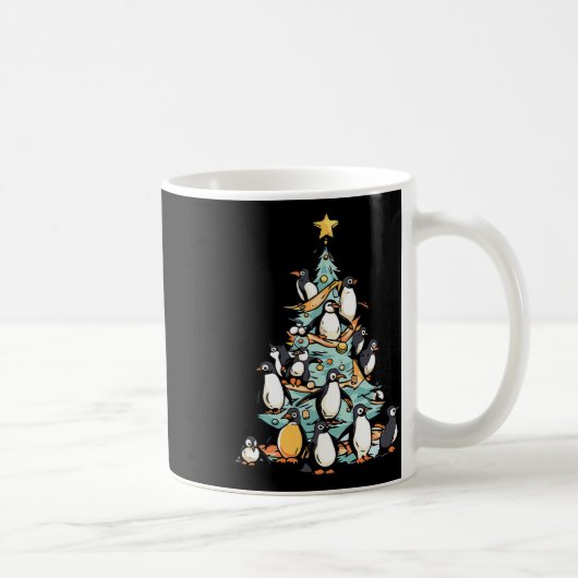 Mug Pingouin Noël Jour Ice Oiseau animal Père Noël (Droite)