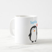 Mug Pingouin personnalisé (Devant gauche)