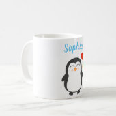 Mug Pingouin personnalisé (Devant gauche)