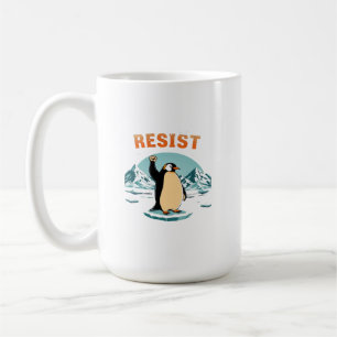 Mug Pingouin résiste à la muckup Graphique Vintage Arc