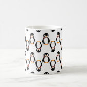 Mug Pingouin souriant mignon avec écusson (Centre)