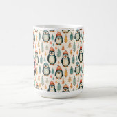 Mug Pingouin vintage avec Sucres de canne Noël (Centre)