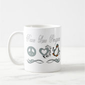 Mug Pingouins d'amour de paix (Gauche)