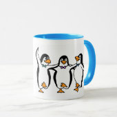 Mug Pingouins dansants Animés (Devant droit)