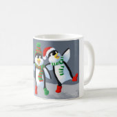 Mug Pingouins de chant (Devant droit)