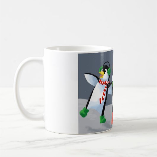 Mug Pingouins de chant (Gauche)