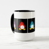 Mug Pingouins de piscine de pingouin (Devant gauche)