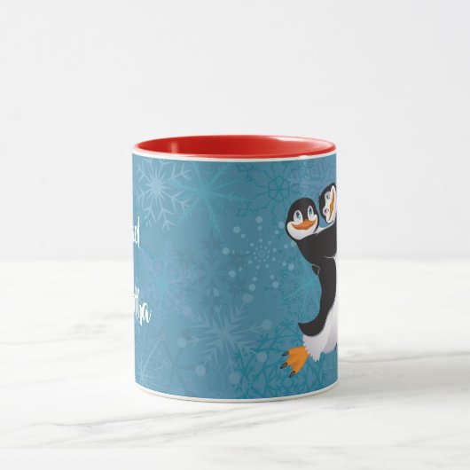 Mug Pingouins d'hiver (Centre)