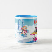 Mug pingouins en Antarctique (Centre)