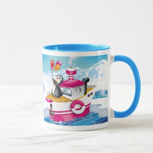 Mug pingouins en Antarctique (Droite)