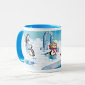 Mug pingouins en Antarctique (Devant gauche)