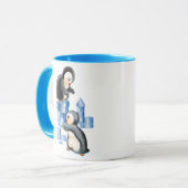 Mug pingouins en Antarctique (Devant gauche)
