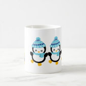 Mug Pingouins habillés pour l'hiver (Centre)