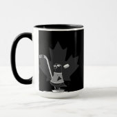 Mug Pingouins Hockey Canada N&B (Gauche)