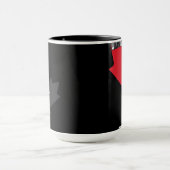 Mug Pingouins Hockey Canada N&B Mok (Midden)