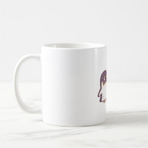 Mug Pingouins mignonette Couple Holding palmes