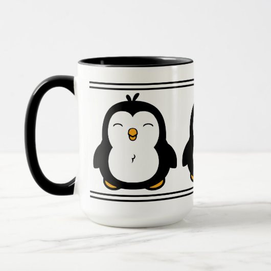Mug Pingouins mignons (Gauche)