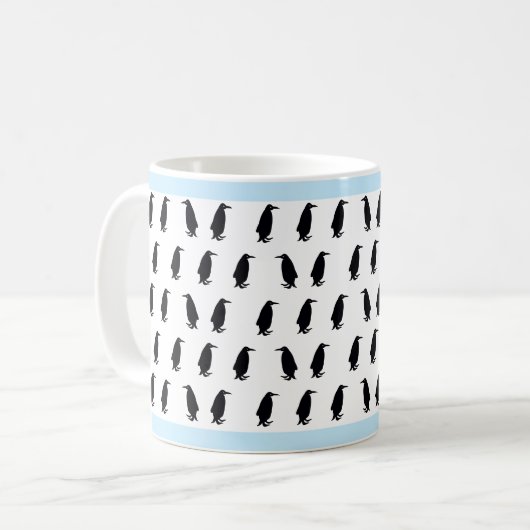 Mug Pingouins noirs (Devant gauche)
