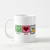 Mug Pingouins Peace Love (Gauche)