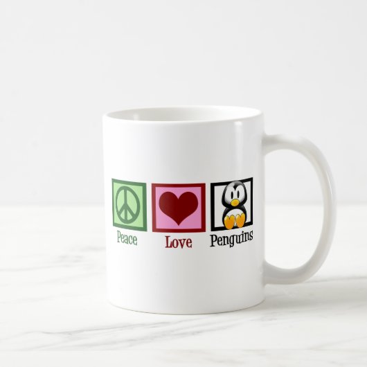 Mug Pingouins Peace Love (Droite)