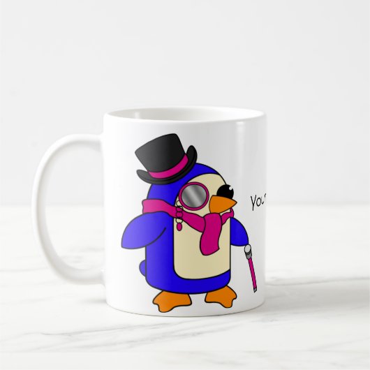Mug Pingouins roses (Gauche)