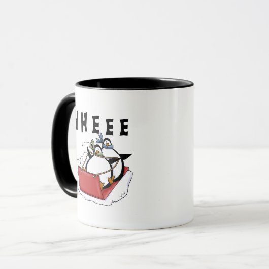 Mug Pingouins T-shirts et cadeaux (Devant gauche)