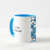 Mug Pingouins volants (Devant gauche)