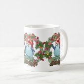 MUG PINGUINE DE NOËL AVEC VAGUE (Devant droit)