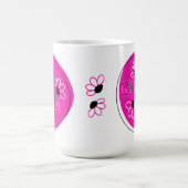 Mug Pink and Black Modern Inspirational Choisissez Joy (Centre)