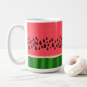 Mug Pink and Green Watermelon