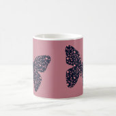 Mug Pink and Violet Floral Butterfly (Centre)