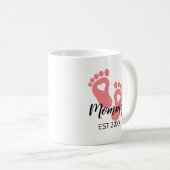 Mug Pink Baby Feed Nouvelle maman Bébée (Devant droit)