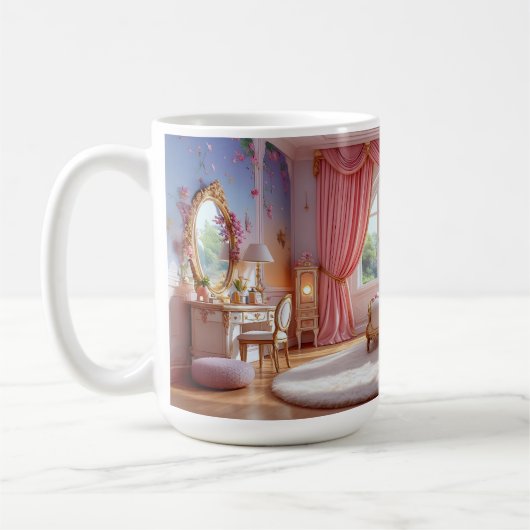 Mug Pink Baroque (Gauche)