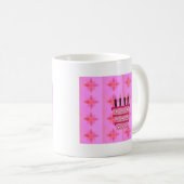 Mug Pink Bird Cake Art Imprimer (Devant droit)