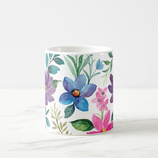 Mug Pink Blue Tropical Emerald (Centre)