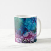 Mug "Pink-Blues Inkblot" (Devant droit)