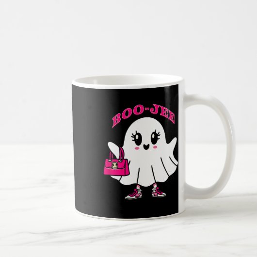Mug Pink Boo-jee Drôle Fantôme Halloween (Droite)
