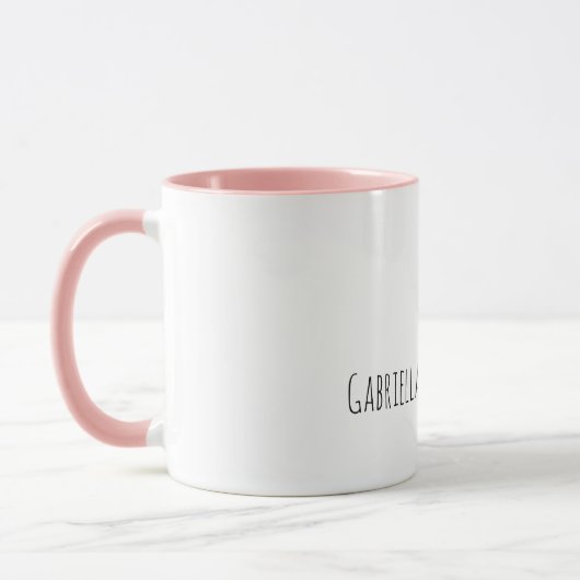 Mug Pink Bow Farm Pig (Gauche)