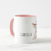 Mug Pink Bow Farm Pig (Devant gauche)