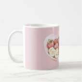 Mug Pink Bowl of Fruit: strawberries & bananas (Gauche)