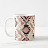 Mug Pink Brown Cowgirl Southwestern Tribal (Gauche)