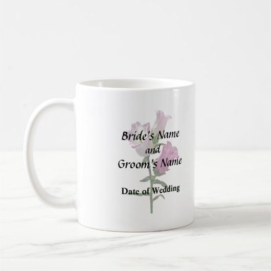Mug Pink Canterbury Bells (Gauche)