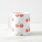Mug Pink Cherries Pattern (Devant gauche)