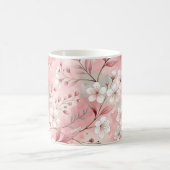 Mug Pink cherry blossom monogram (Centre)