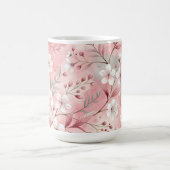 Mug Pink cherry blossom monogram (Centre)