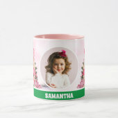 Mug Pink Christmas Nutcracker Kids Photo Hot Chocolat (Centre)